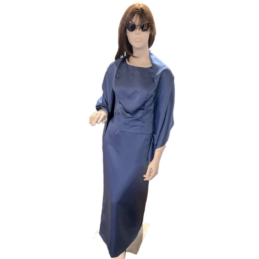 Michelangelo 3pc Gown With Matching Satin Wrap - image 3